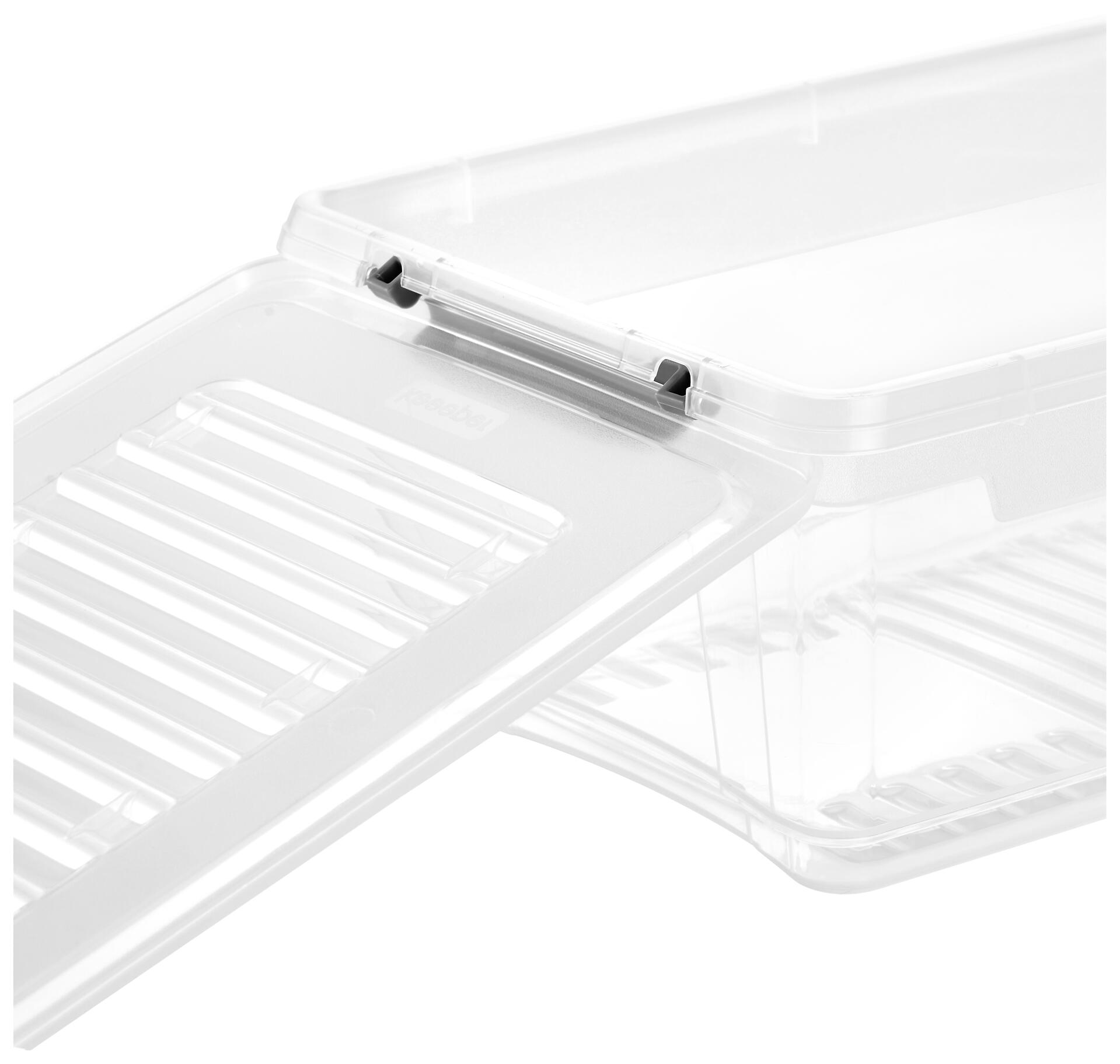 Aufbewahrungsbox transparent B/H/L: ca. 28,5x16x37,5 cm