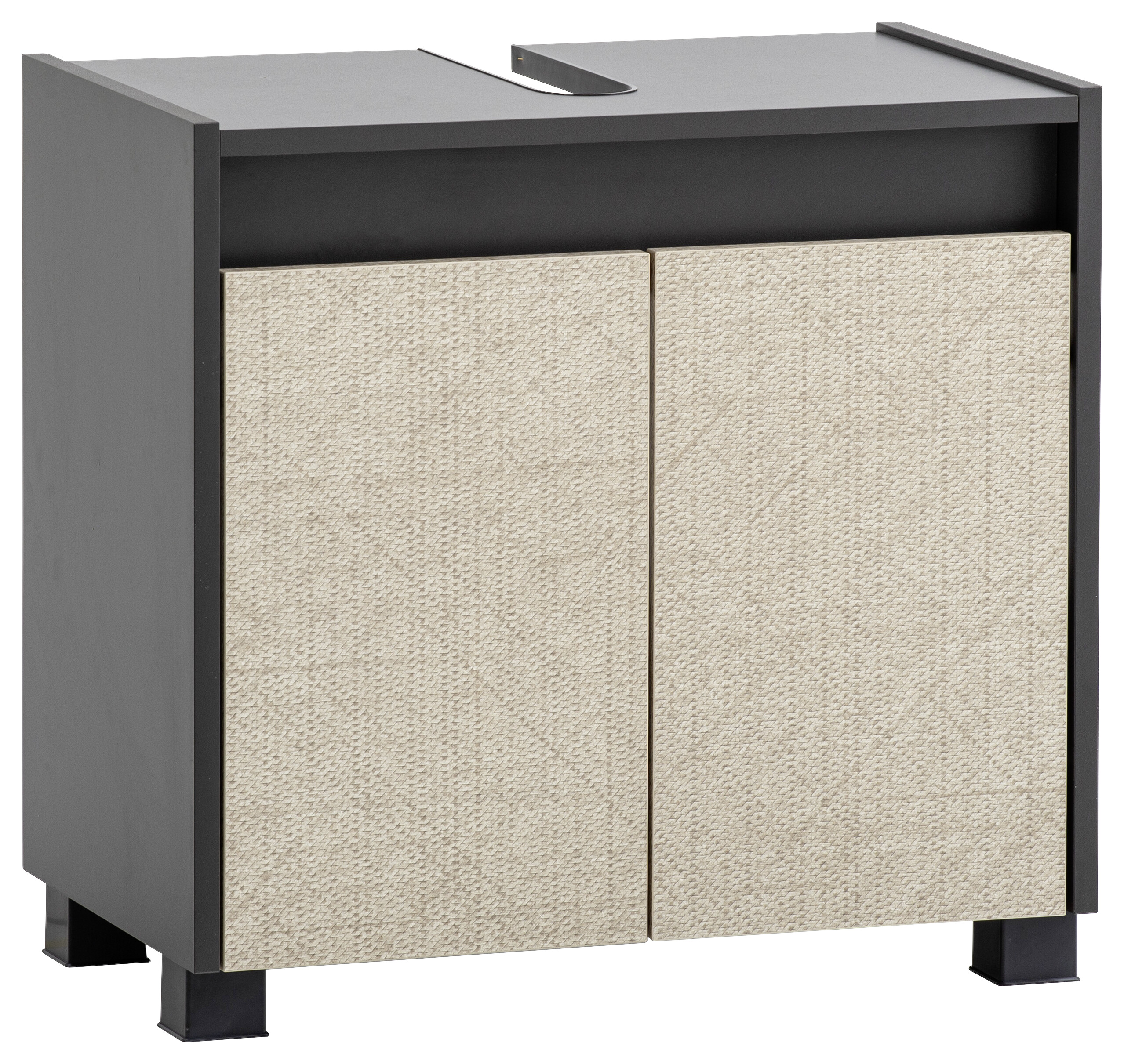 Waschbeckenunterschrank Sander anthrazit B/H/T: ca. 56,9x54,6x33 cm Waschbeckenunterschrank Sander anthrazit B/H/T: ca. 56,9x54,6x33 cm