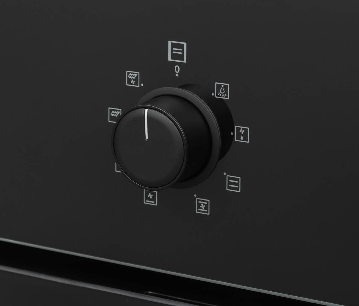 Mican Einbaubackofen BOAHSD65 schwarz Metall B/H/T: ca. 59,5x59,5x57 cm