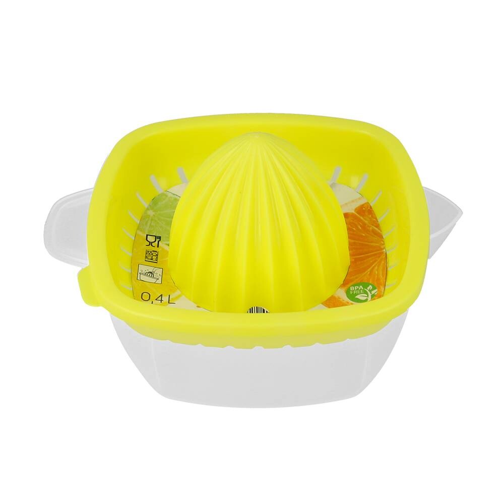 Metaltex Zitruspresse gelb Kunststoff B/H/L: ca. 11,2x8,4x13,8 cm