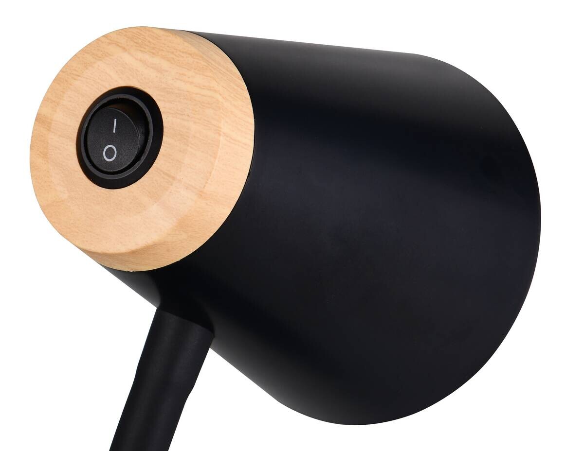 Reality LED-Tischleuchte Hadley schwarz Kunststoff H/D: ca. 36x13 cm