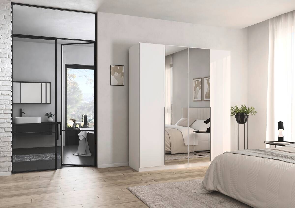 Kleiderschrank Alabama Alpinweiß B/H/T: ca. 181x210x54 cm Kleiderschrank Alabama Alpinweiß B/H/T: ca. 181x210x54 cm