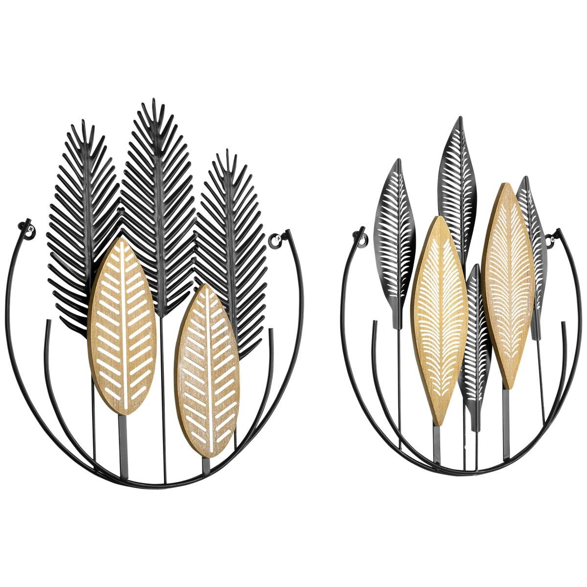 HOMCOM Wand-Element schwarz Polypropylen B/H/L: ca. 3x40x46 cm