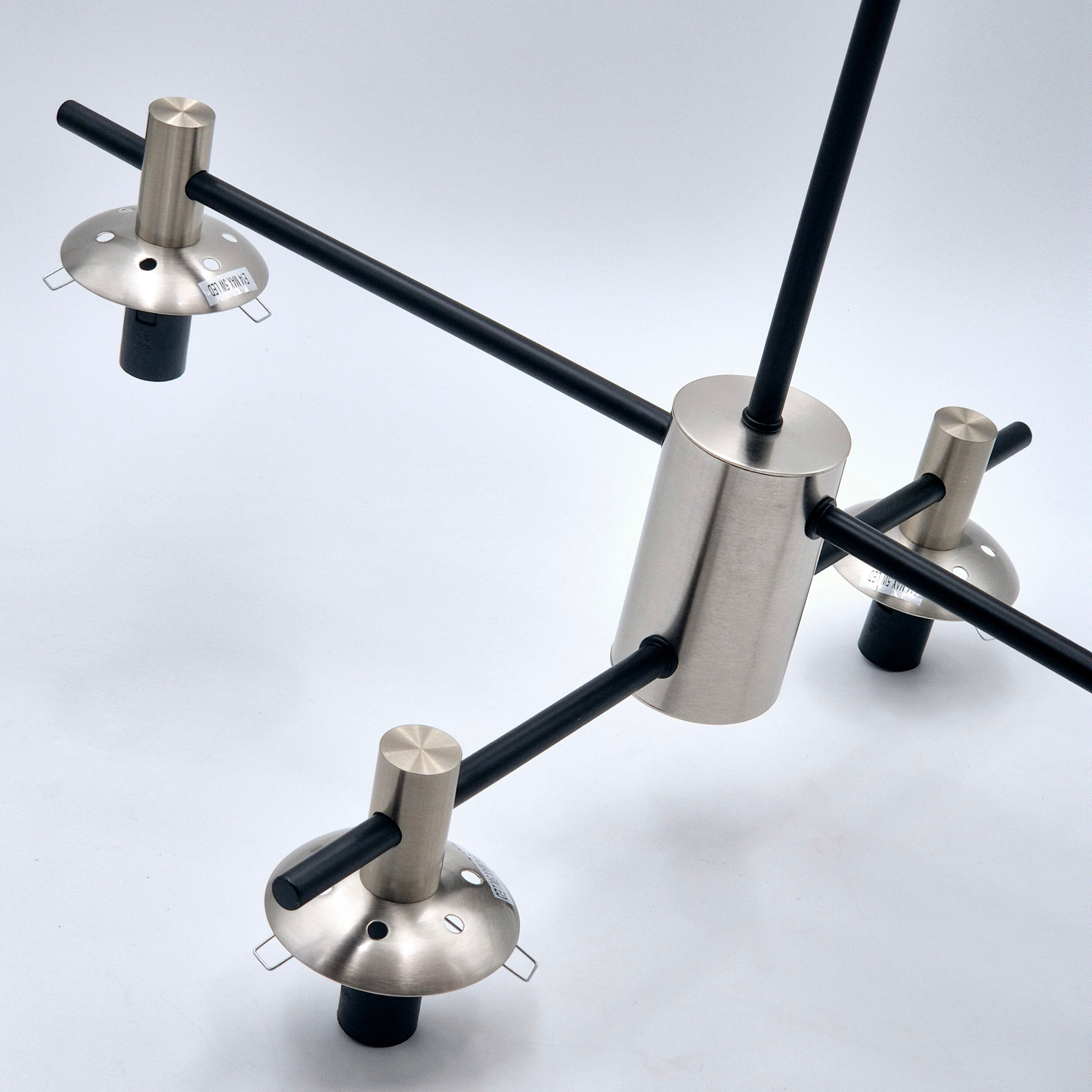 Lamkur Deckenleuchte Lilou Chrom Glas Stahl B/H/L: ca. 61x53x61 cm E14 4 Brennstellen