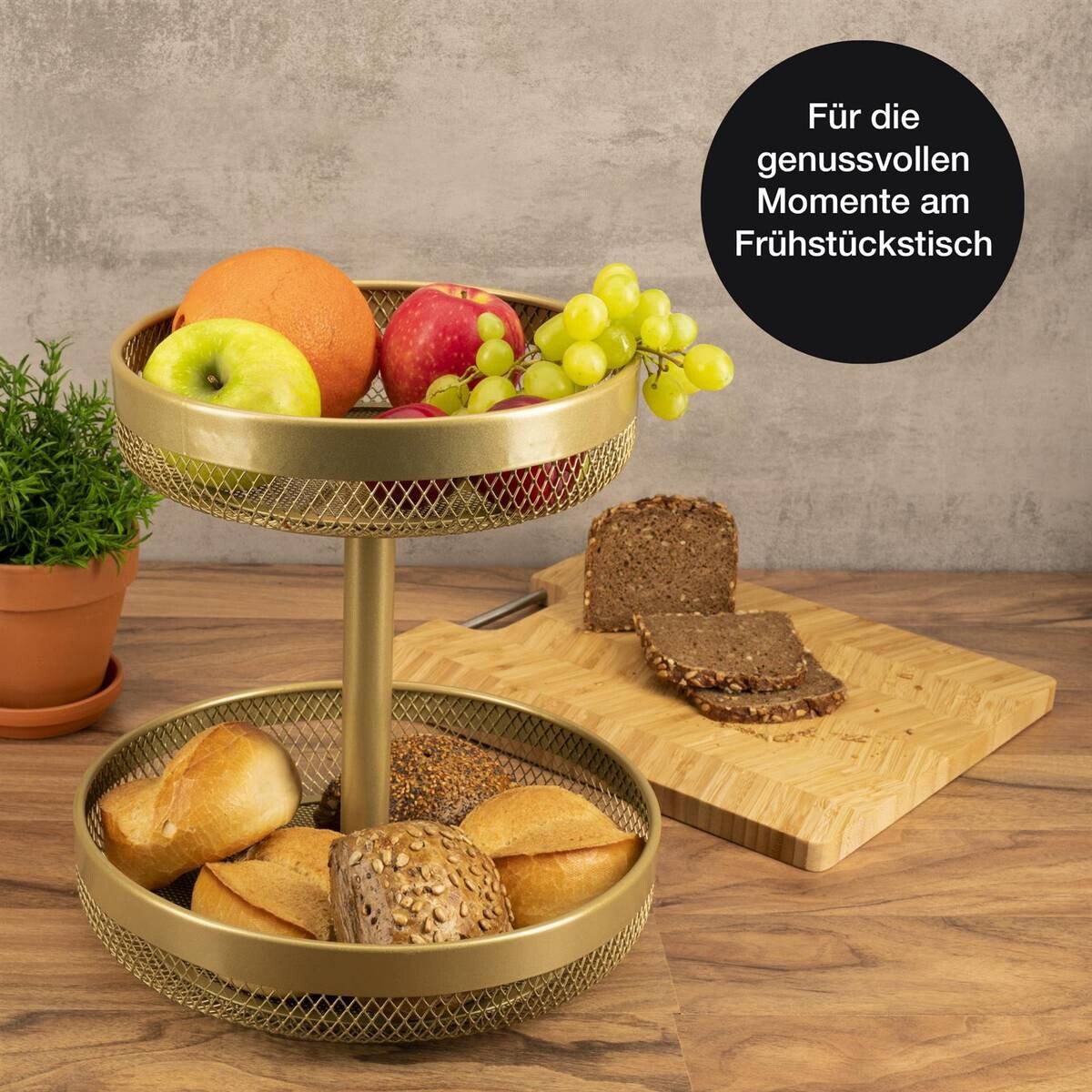 Moritz & Moritz Etagere gold Metall H: ca. 30 cm Moritz & Moritz Etagere gold Metall H: ca. 30 cm