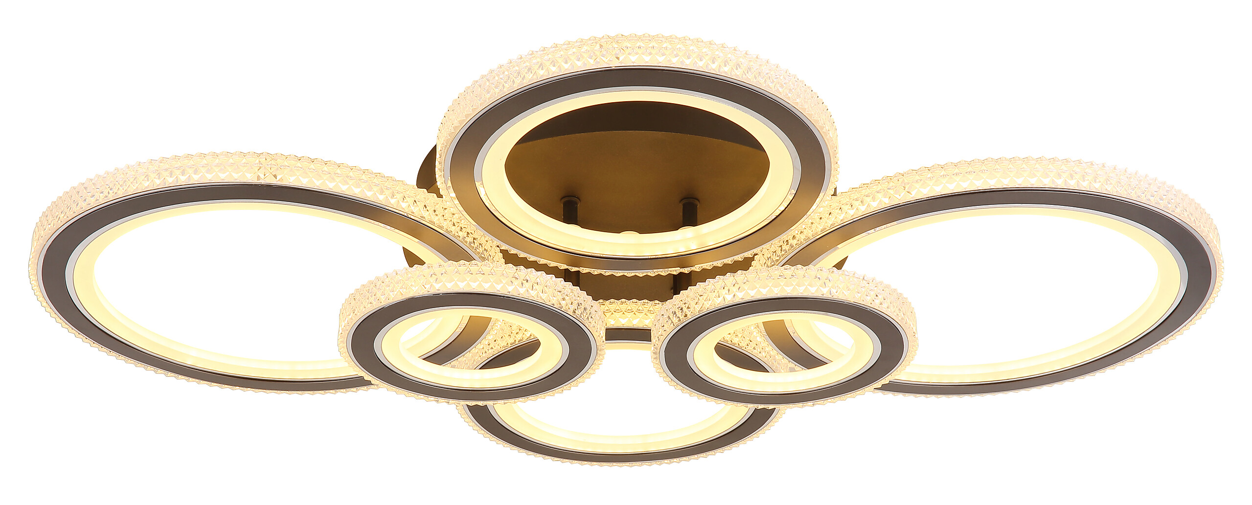 GLOBO LED Deckenleuchte anthrazit mattschwarz Opal Acryl Metall B/H: ca. 78x12 cm 1 Brennstellen