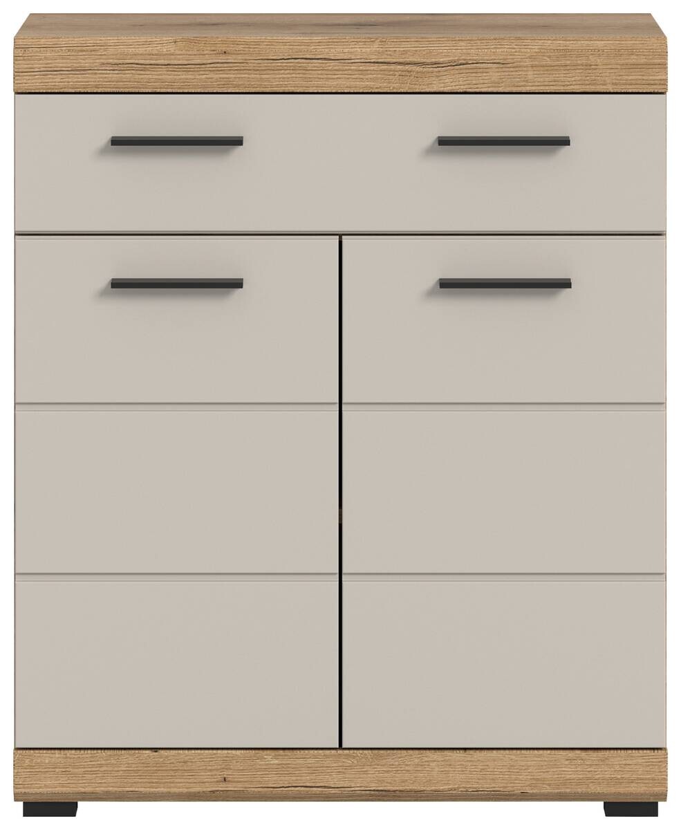 Badhochschrank Scout Evoke Oak Nachbildung Kaschmirgrau Nachbildung B/H/T: ca. 74x88x31 cm