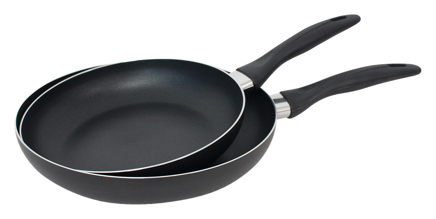 Sensation Pfannenset schwarz Aluminium 2 tlg.