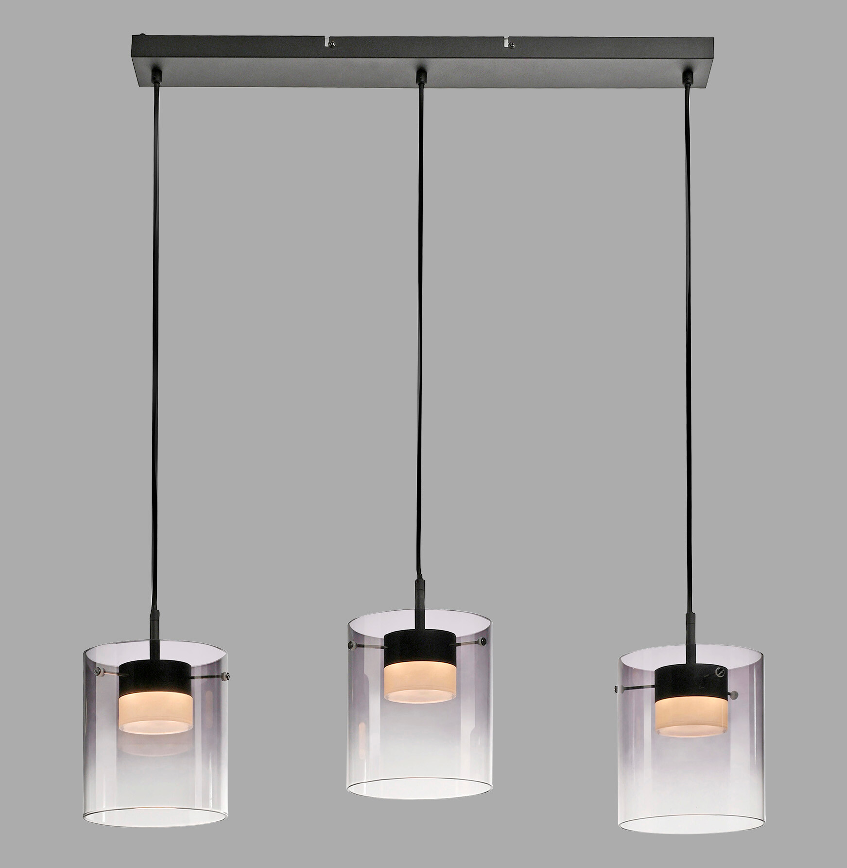 Just Light Pendelleuchte schwarz