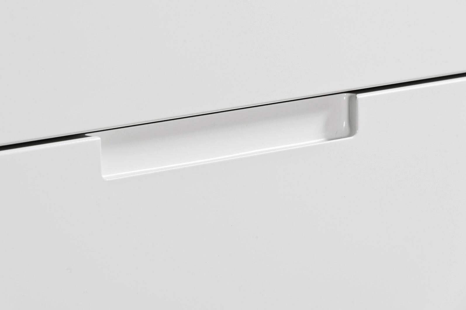 Highboard Mailand weiß Hochglanz B/H/T: ca. 192x108x40 cm