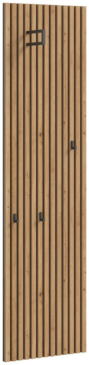 Garderobenpaneel Delton Eiche Artisan Nachbildung B/H/T: ca. 51x192x22 cm