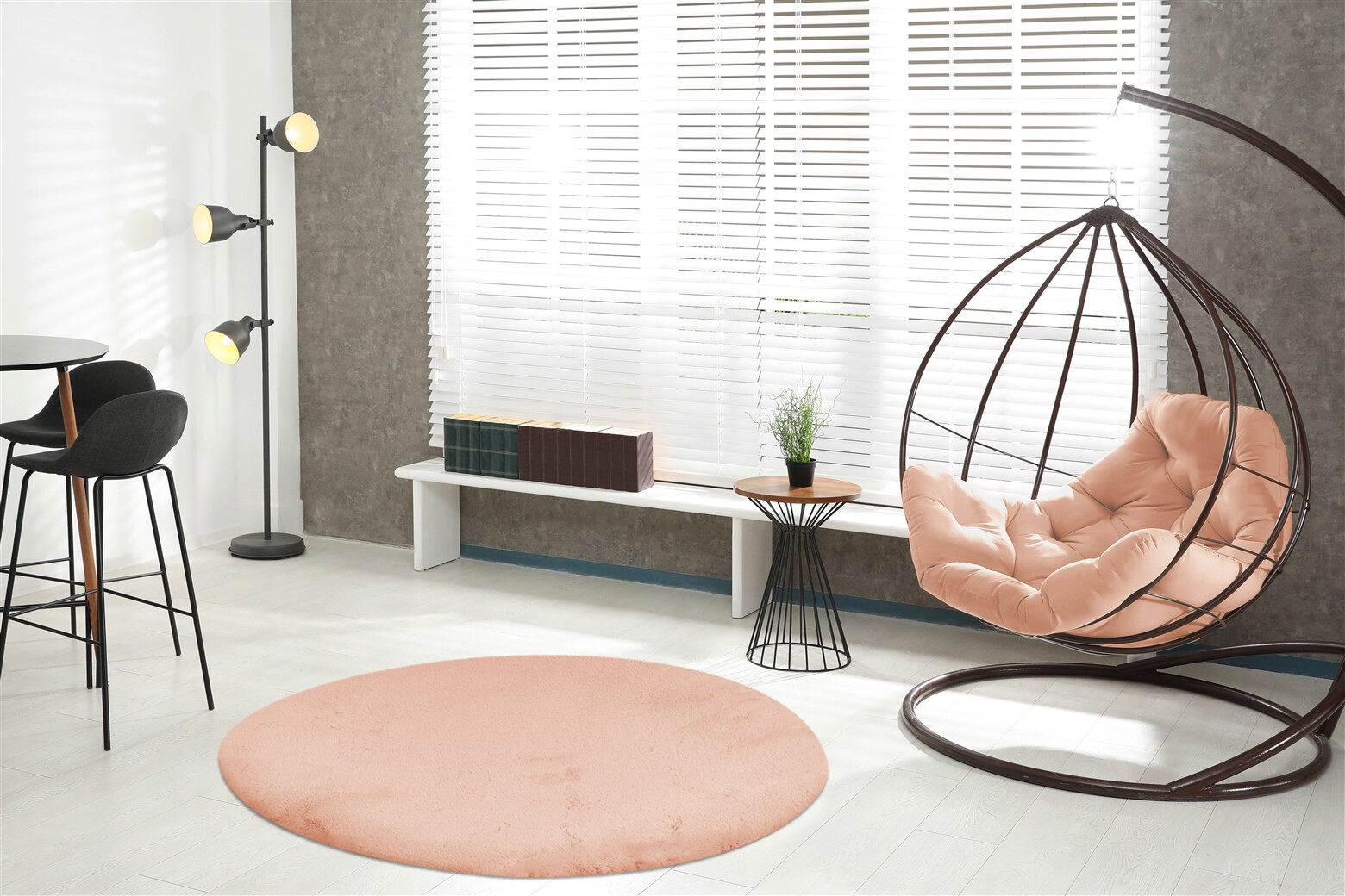 Padiro Hochflorteppich Rabbit Light 525 creme B/H/L: ca. 160x3,6x160 cm Padiro Hochflorteppich Rabbit Light 525 creme B/H/L: ca. 160x3,6x160 cm