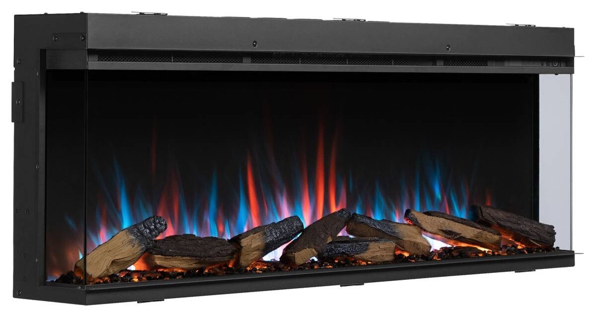Balderia Elektrischer-Kamin EF409A Athena 52" schwarz B/H/T: ca. 133x50x21 cm ca. 1500 W