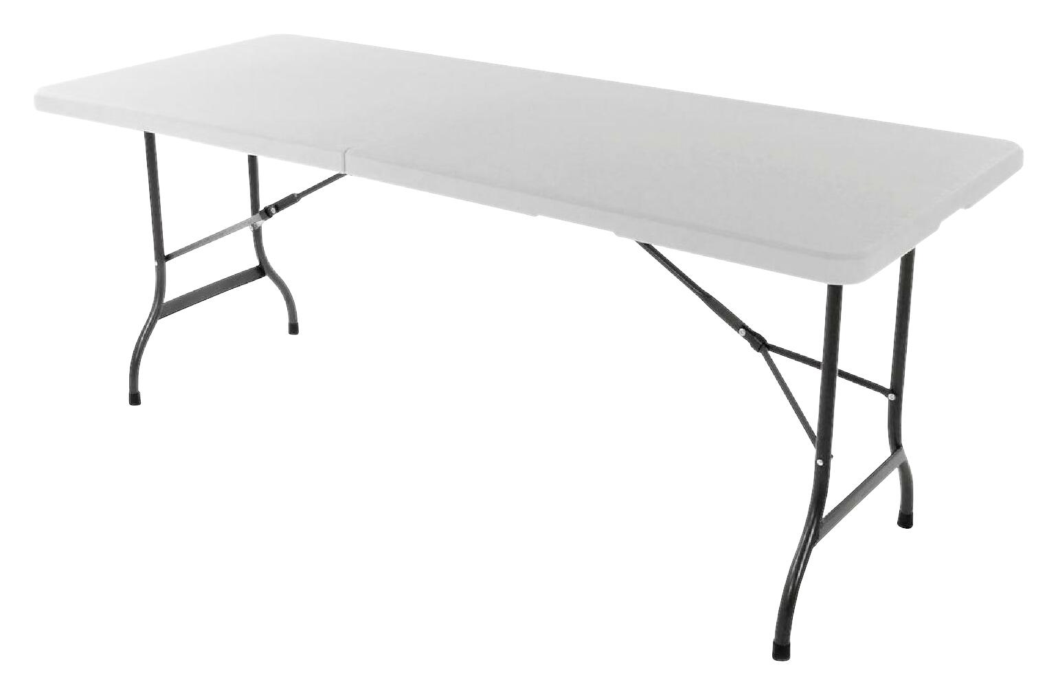 VCM Klapptisch weiß Kunststoff B/H/T: ca. 72x74x180 cm