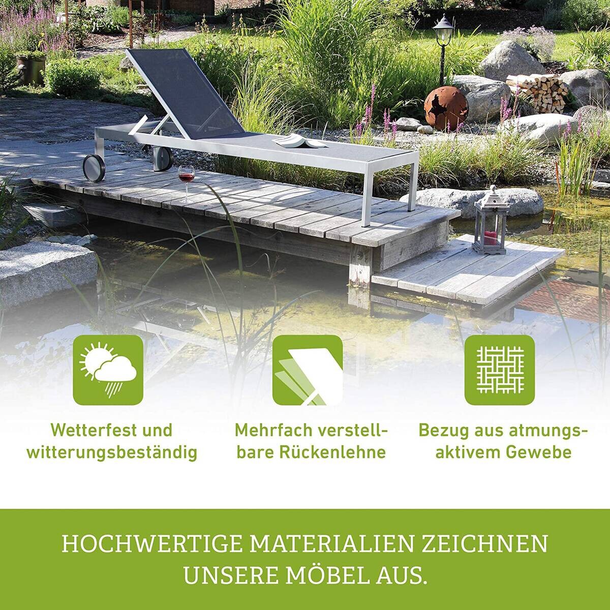 Acamp Gartenliege Rimini