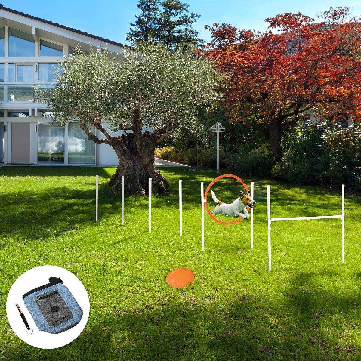 PawHut Haustier-Zubehör weiß PVC B/H/L: ca. 4x91x90 cm