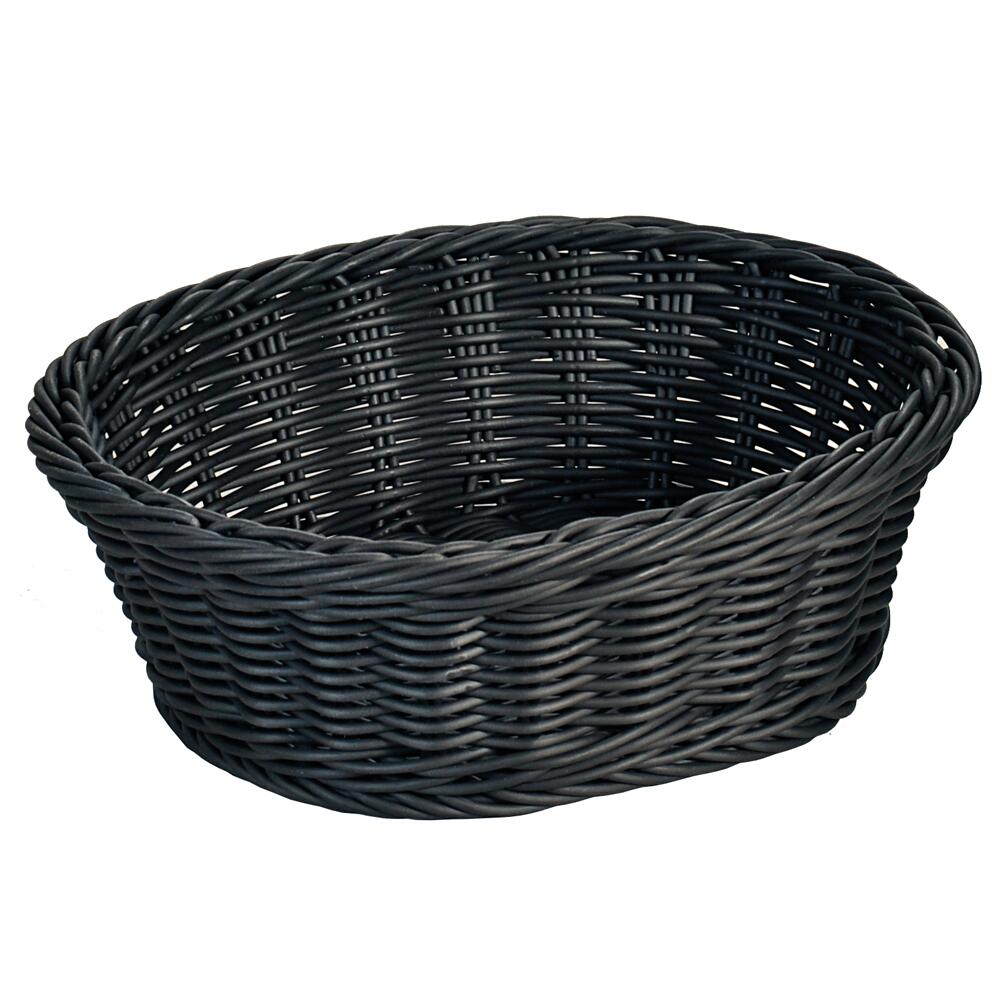 Kesper Brot und Obstkorb schwarz Kunststoff B/H/L: ca. 20,5x25x22 cm