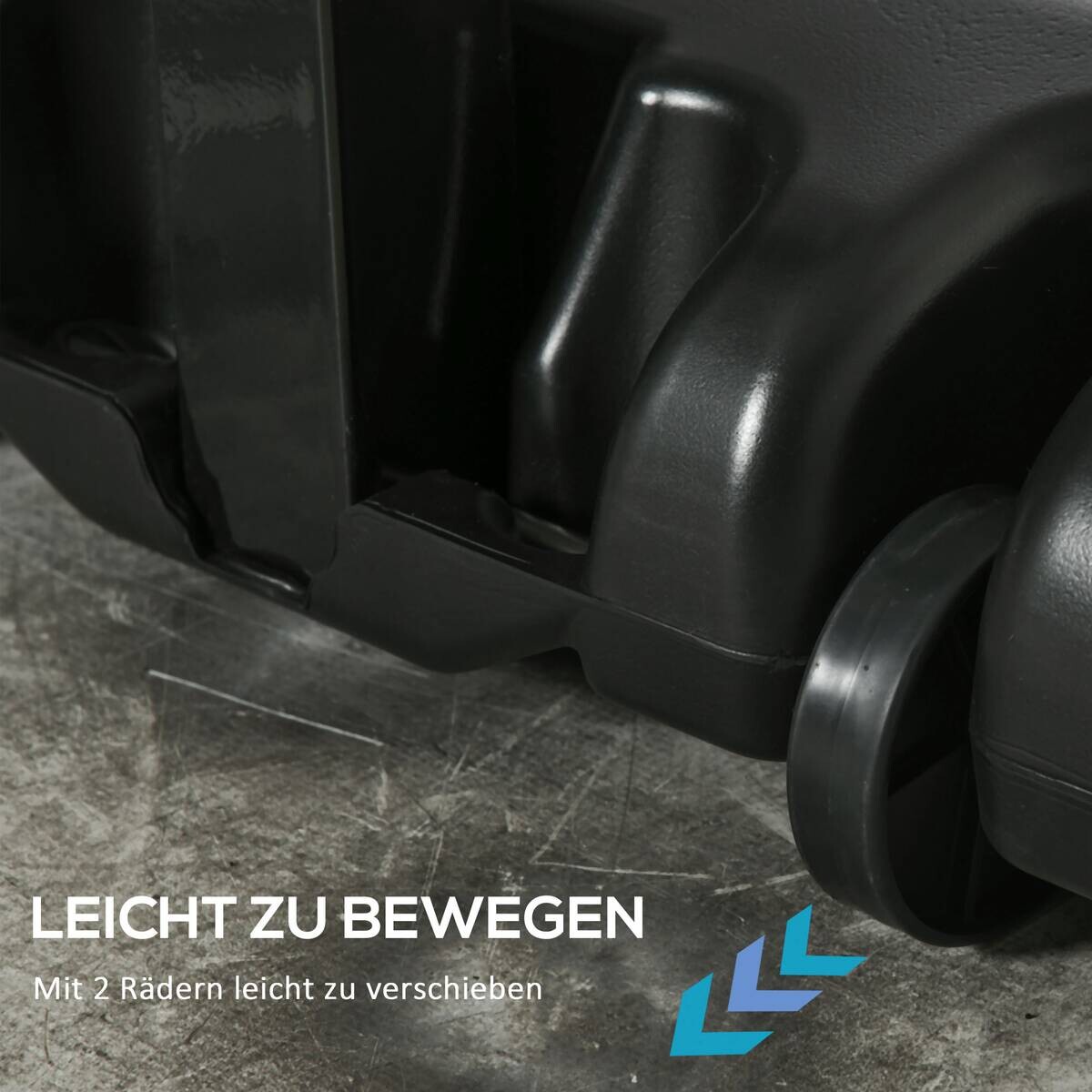 HOMCOM Basketballkorb schwarz B/H/L: ca. 60x90x310 cm