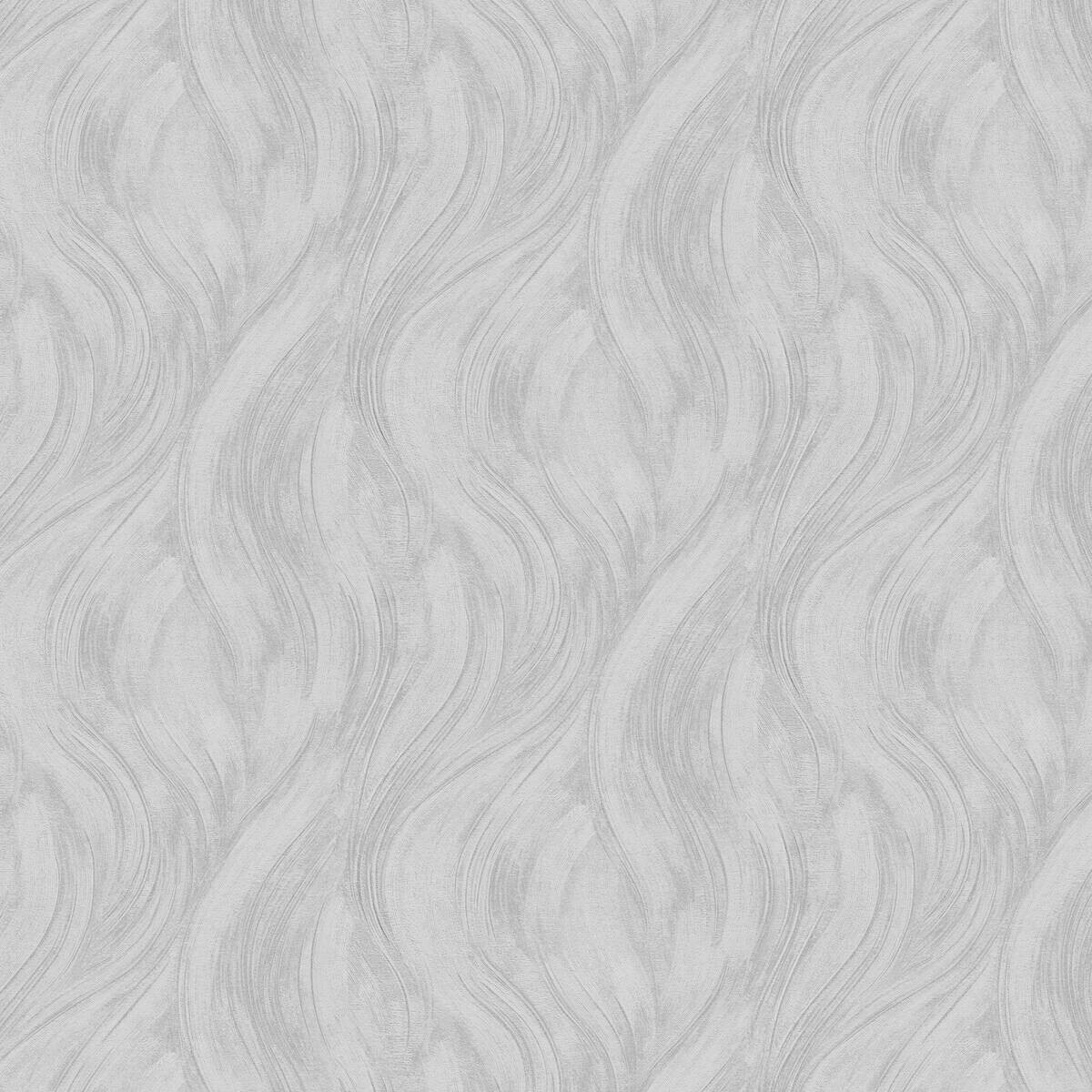 Erismann Vliestapete Wellen grau silber B/L: ca. 53x1005 cm