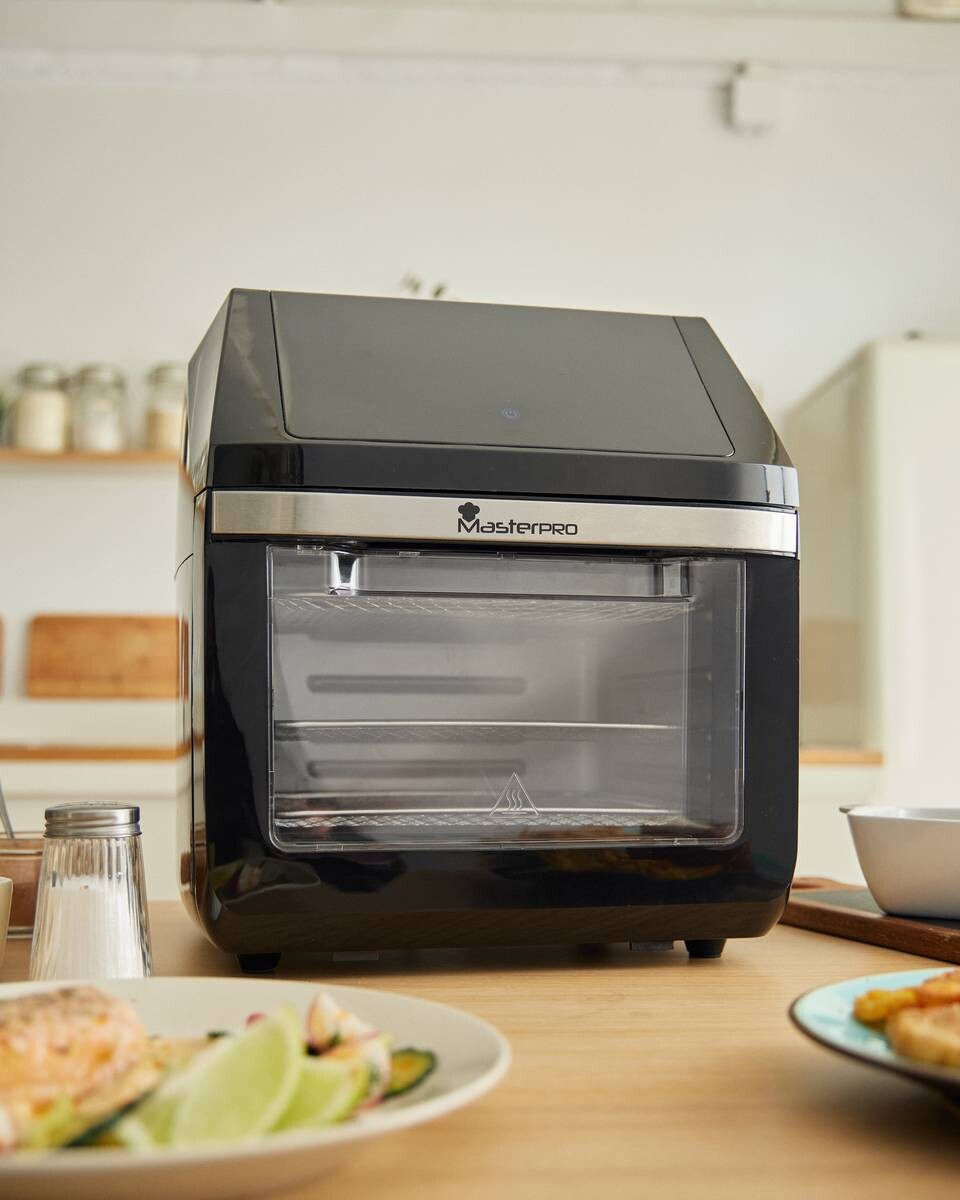 MASTERPRO Heißluftfritteuse BGMP-9310 Rocket schwarz Kunststoff B/H/T: ca. 37,5x43x37,5 cm ca. 11 l