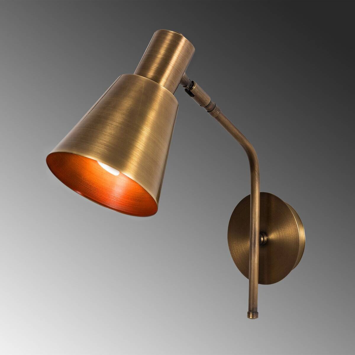 Opviq Wandleuchte Metall B/H/L: ca. 36x40x14 cm E27 1 Brennstellen