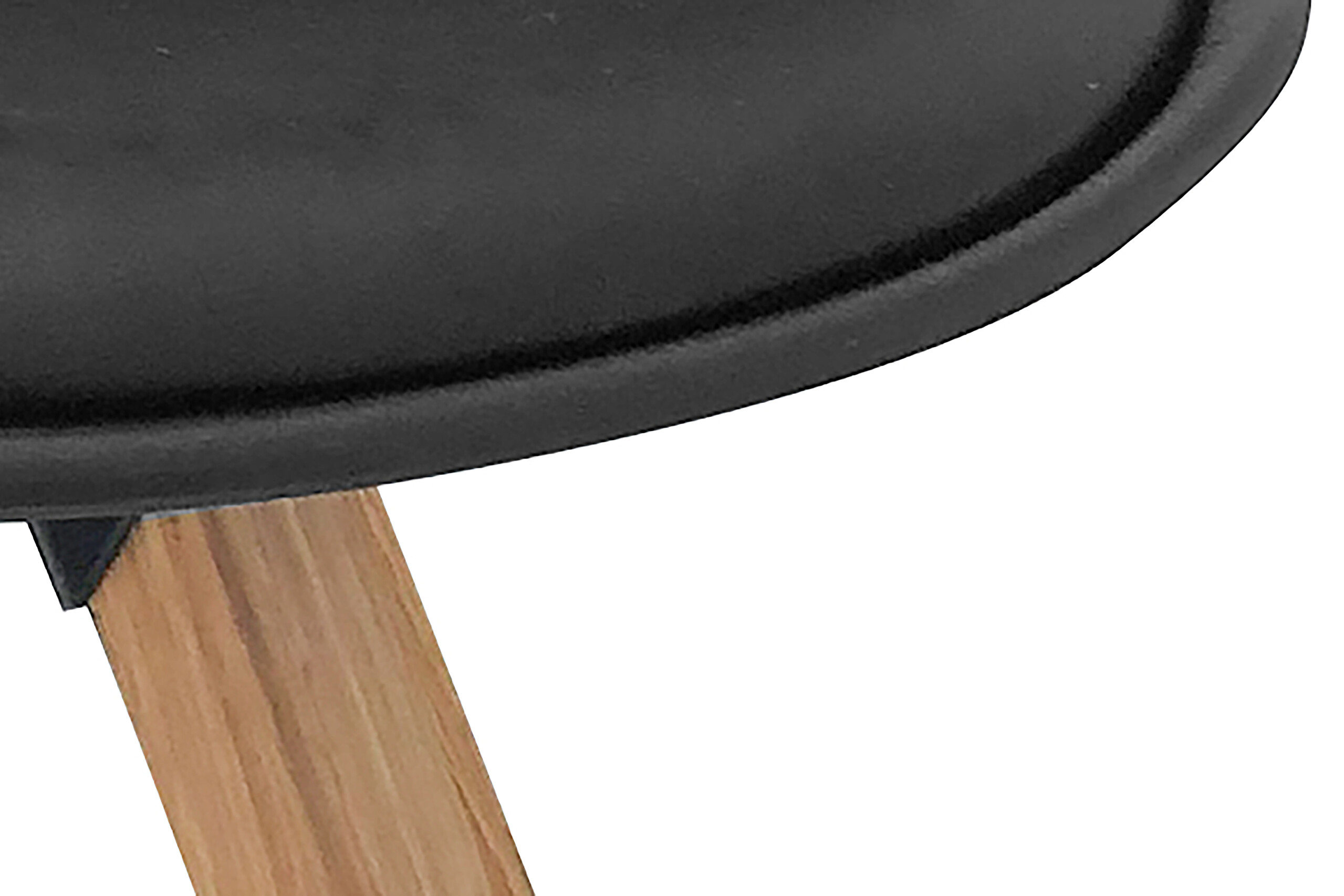 Stuhl KIRA  2er-Set schwarz Kunststoff B/H/T: ca. 48x86x55,5 cm