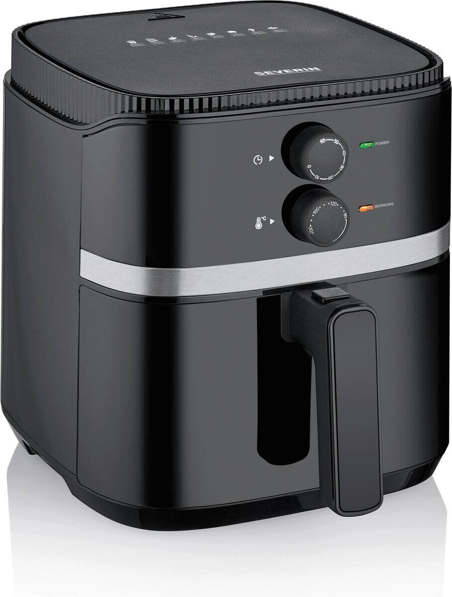 Severin Heißluftfritteuse FR 2452 schwarz Kunststoff B/H/L: ca. 35x32,5x35 cm ca. 5 l
