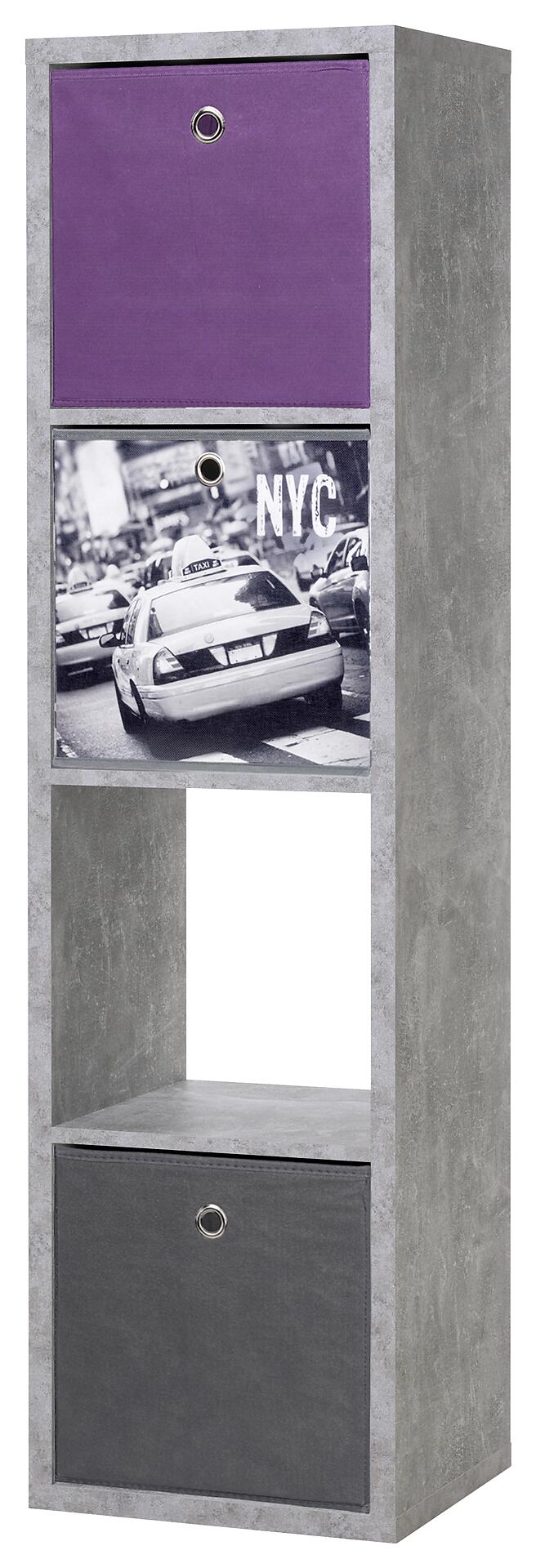 Raumteiler Max Beton Optik B/H/T: ca. 38x141x33 cm