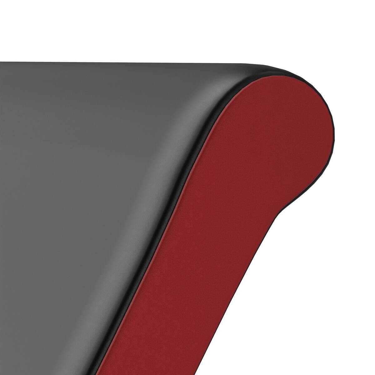 SPORTNOW Beinstrecker schwarz Kunstleder B/H/L: ca. 95x80x105 cm