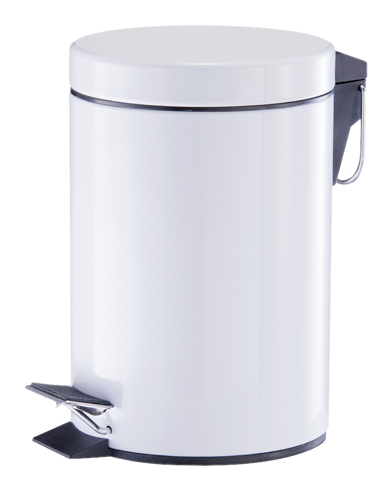 Zeller Kosmetikeimer weiß Metall B/H/L: ca. 17x26x17 cm