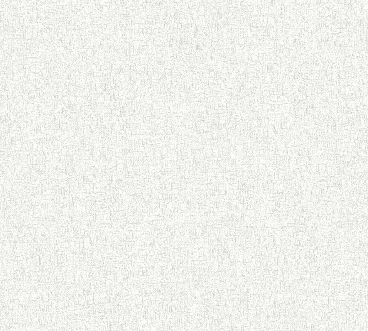 A.S.Creation Vliestapete Attractive Uni weiß B/L: ca. 53x1005 cm
