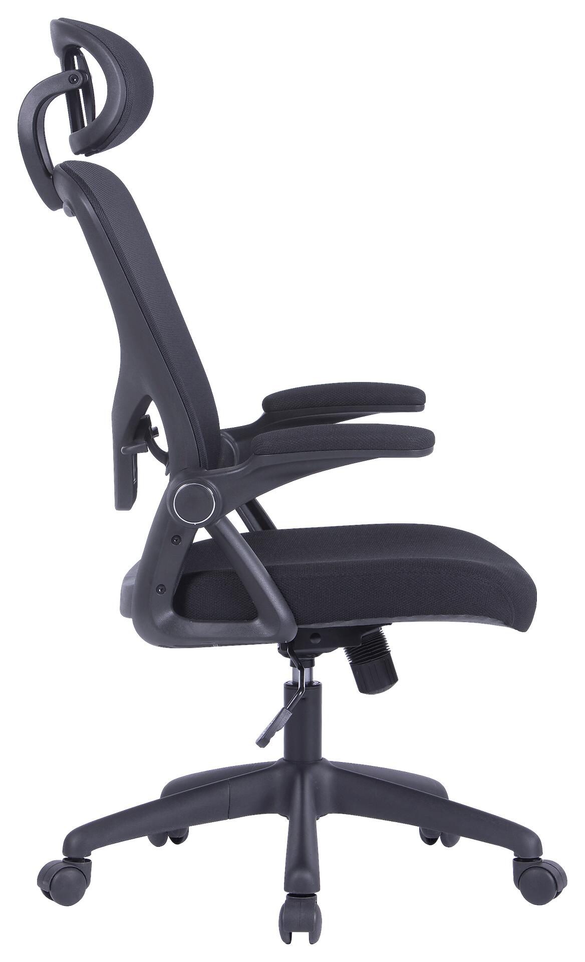 Chefsessel FLEX schwarz schwarz schwarz Webstoff Netzstoff Kunststoff