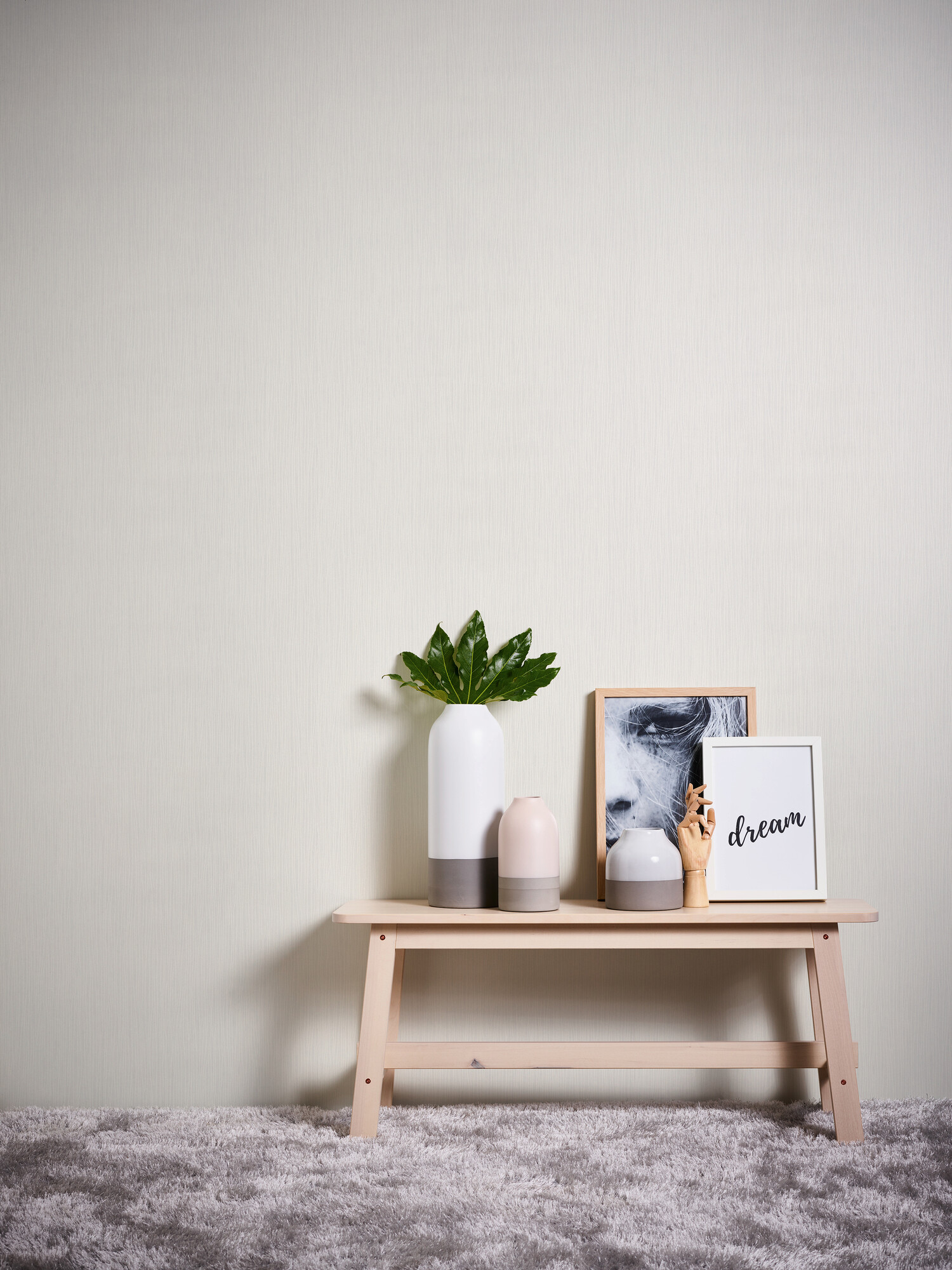 A.S.Creation Papiertapete weiß B/H/D: ca. 53x1005x11 cm