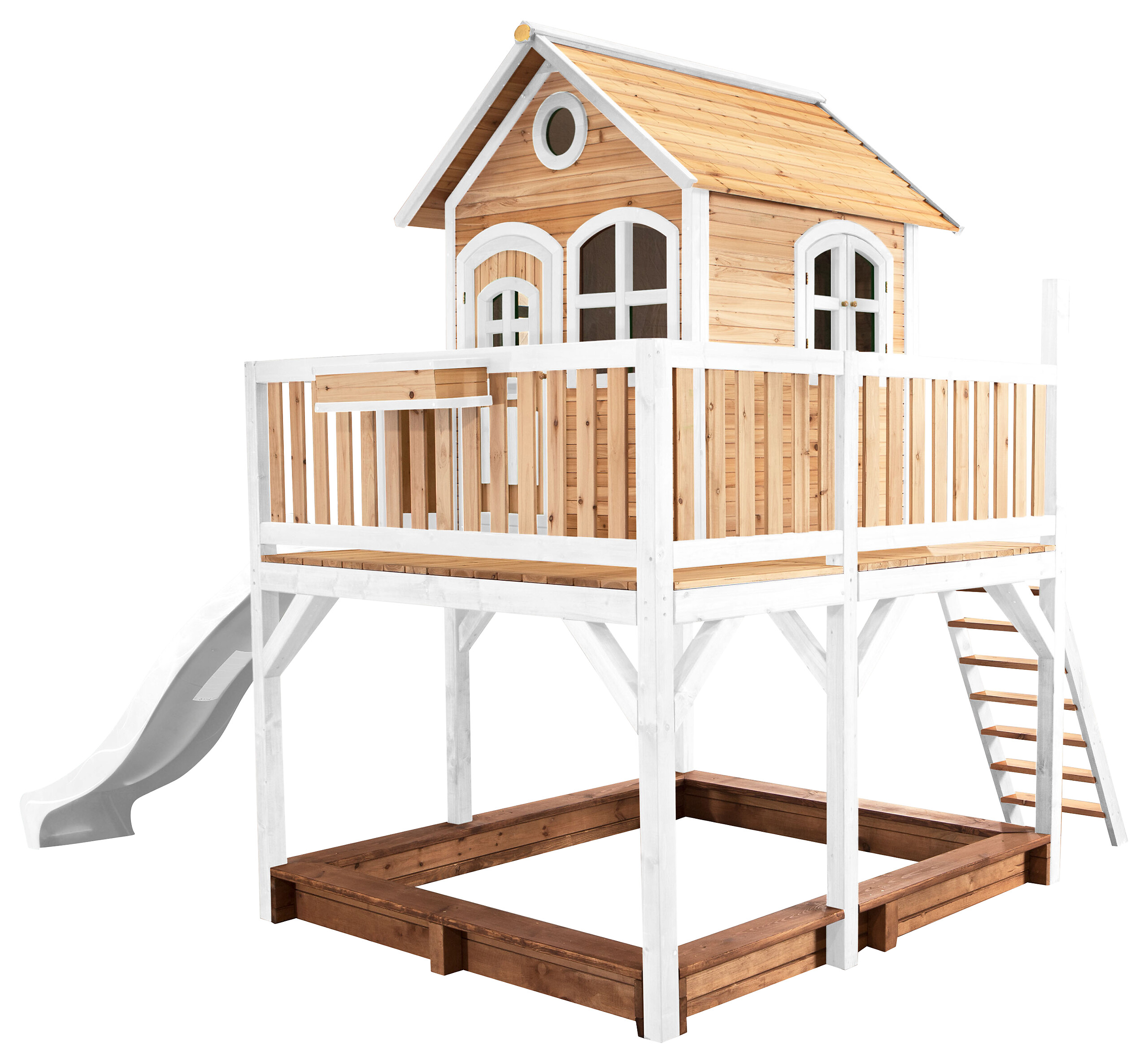 AXI Spielhaus Liam braun B/H/L: ca. 377x291x255 cm