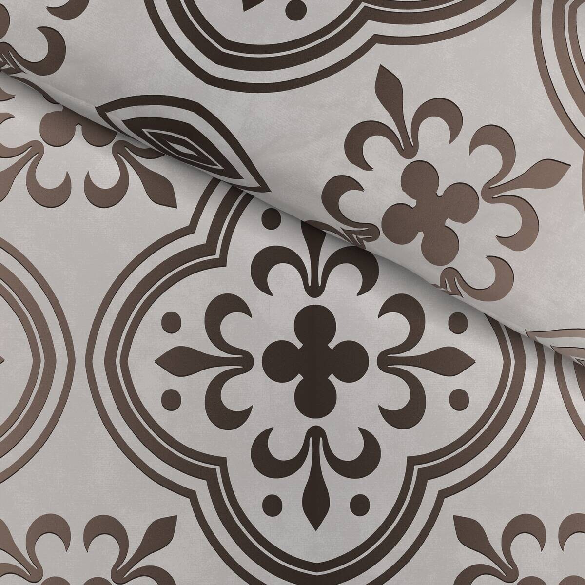 Baumwoll Bettwäsche Renforce braun Baumwolle B/L: ca. 135x200 cm