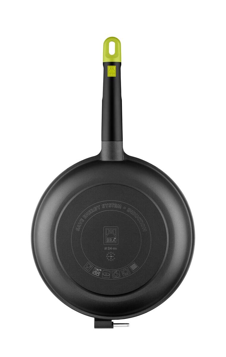 BRA Pfannenset Foodie schwarz Aluminium 2 tlg.