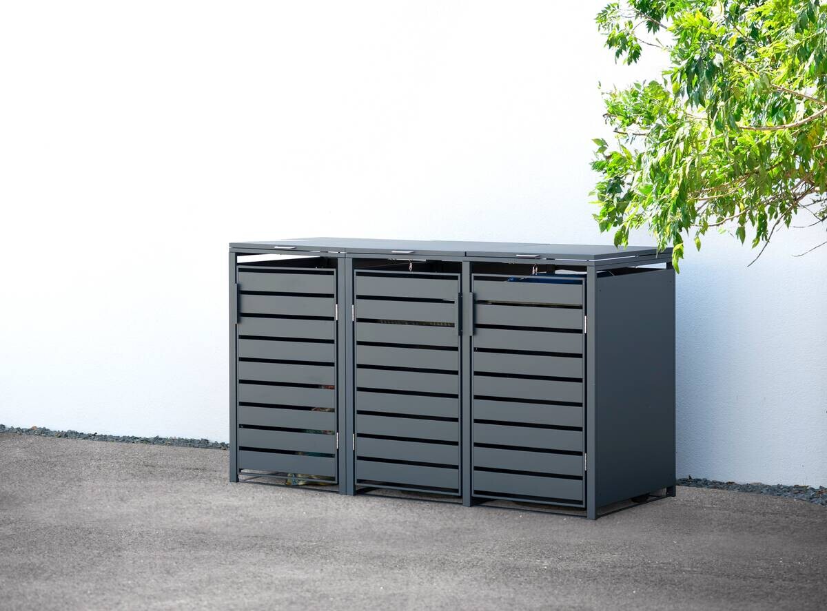 Westmann Mülltonnenbox3-fach Kubus