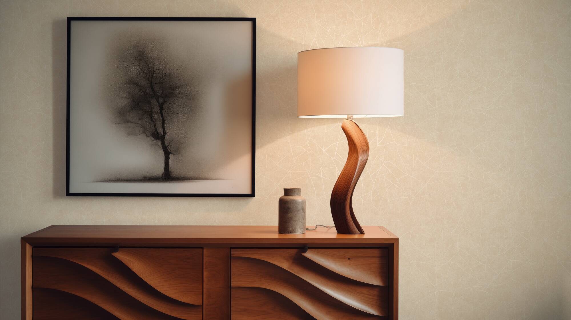 A.S.Creation Vliestapete weiß creme beige B/H/D: ca. 53x1005x9,7 cm