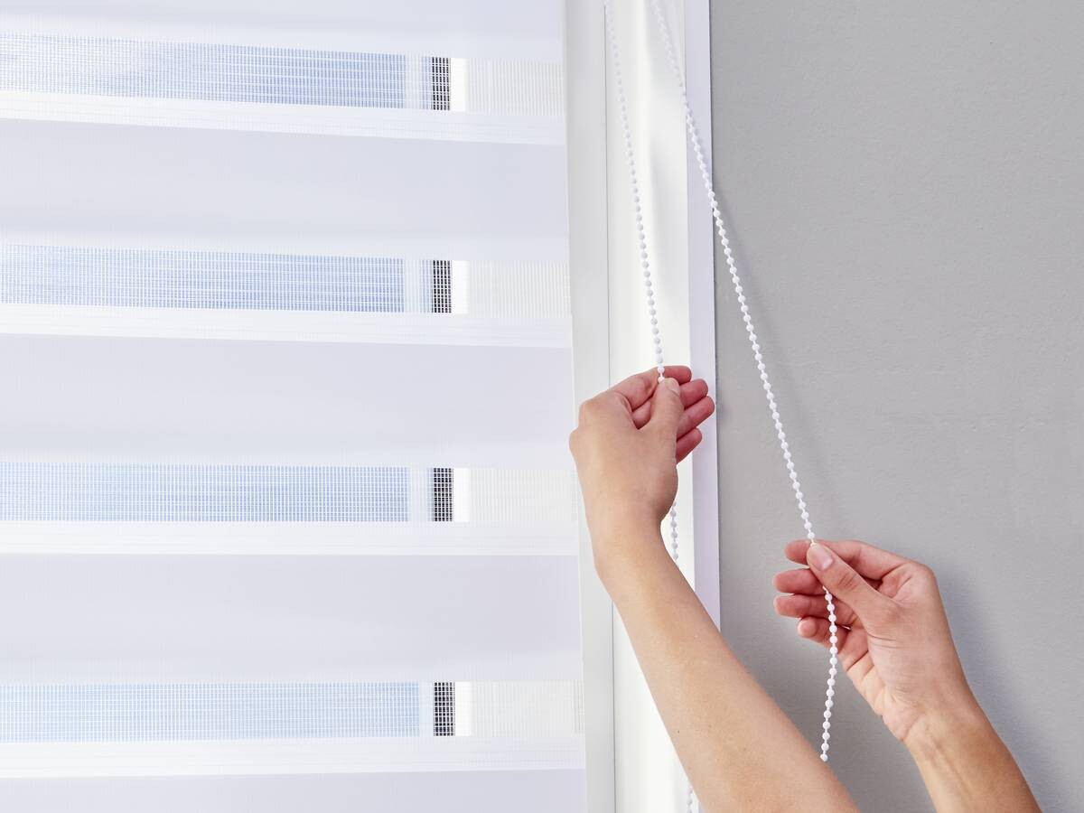 POCOline Doppelrollo mit Blende Easy-Fix weiß B/L: ca. 45x160 cm