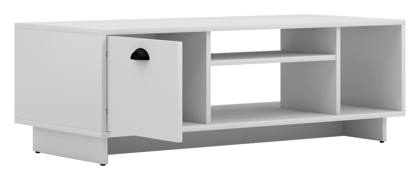 Couchtisch Cup weiß weiß matt B/H/T: ca. 110x38,8x50 cm