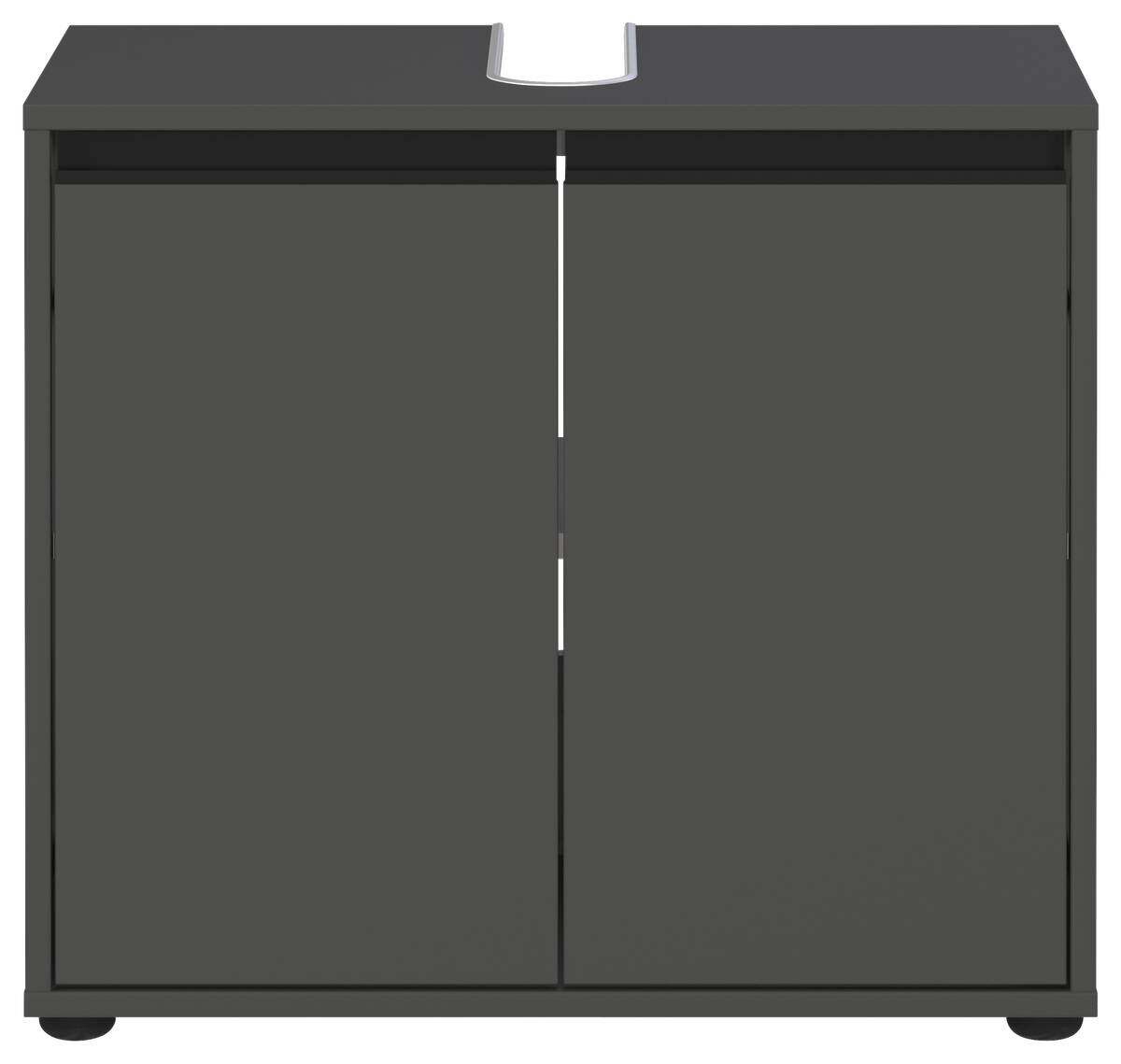 Waschbeckenunterschrank 2200-547 Graphit B/H/T: ca. 63x55x34 cm