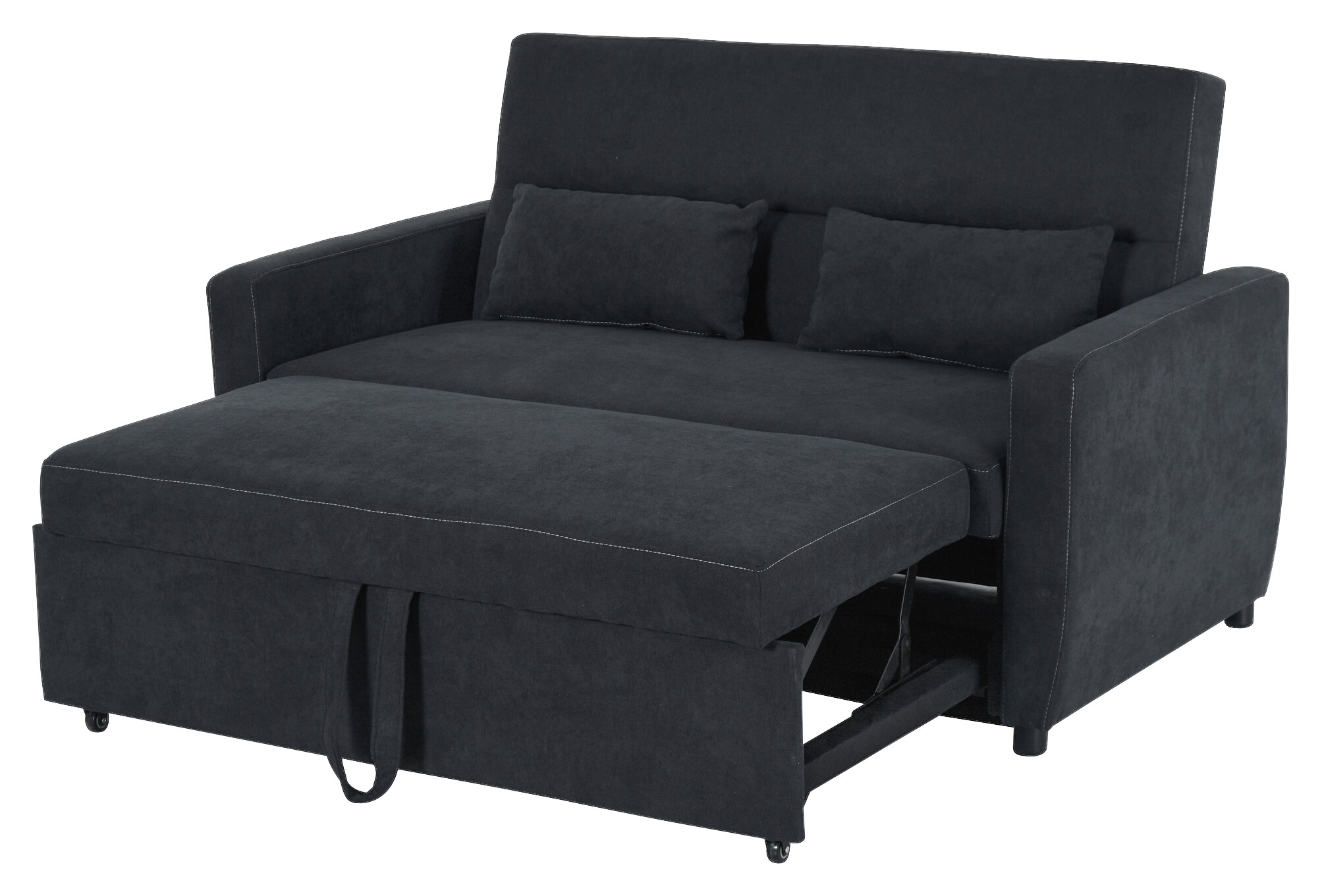 HOMCOM Schlafsofa 833-834 schwarz B/H/T: ca. 148x89x82 cm
