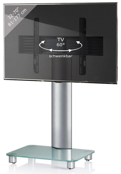 VCM TV-Standfuß TV-Standfuß silber