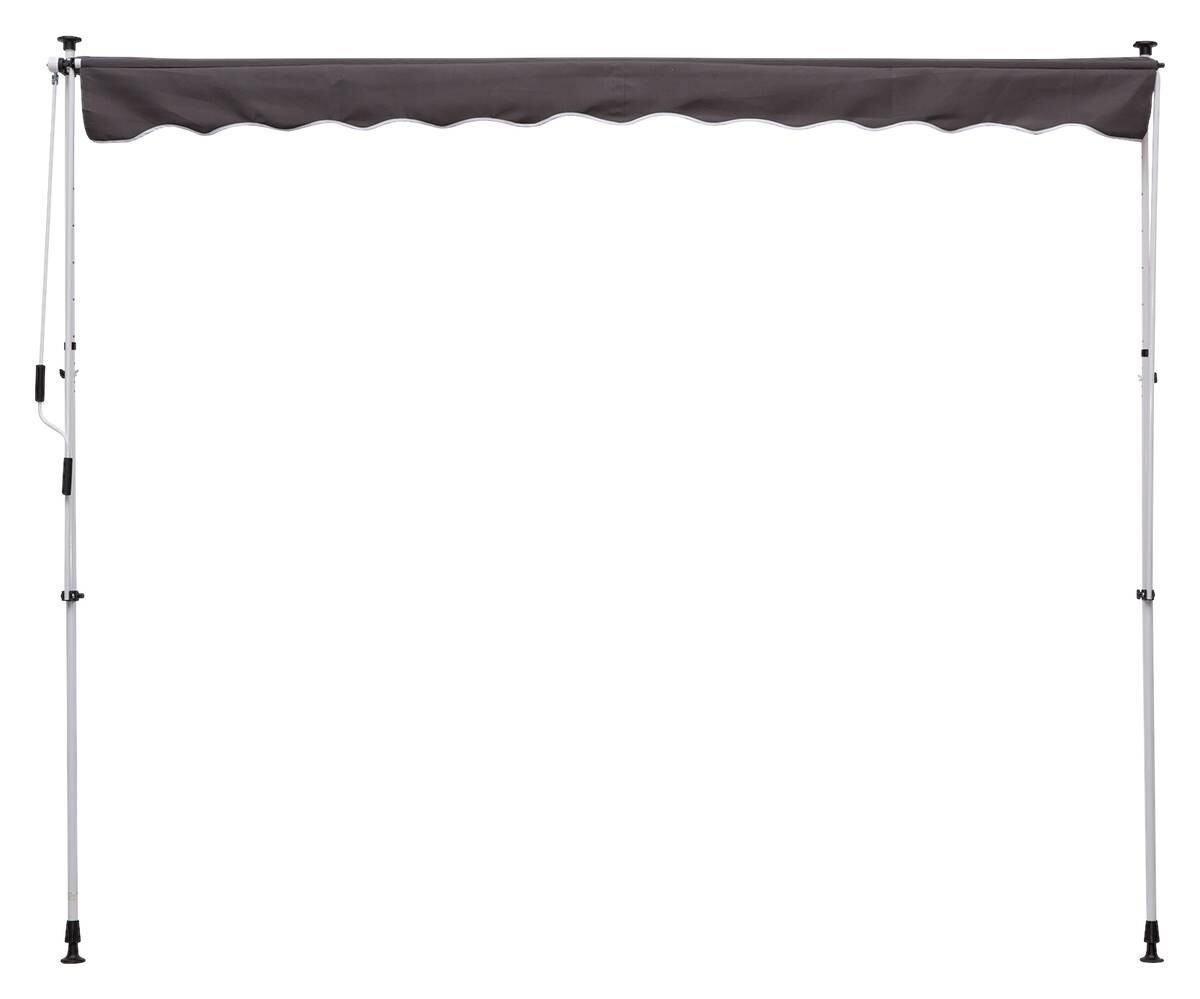 Outsunny Klemm-Markise grau B/H/L: ca. 300x280x150 cm