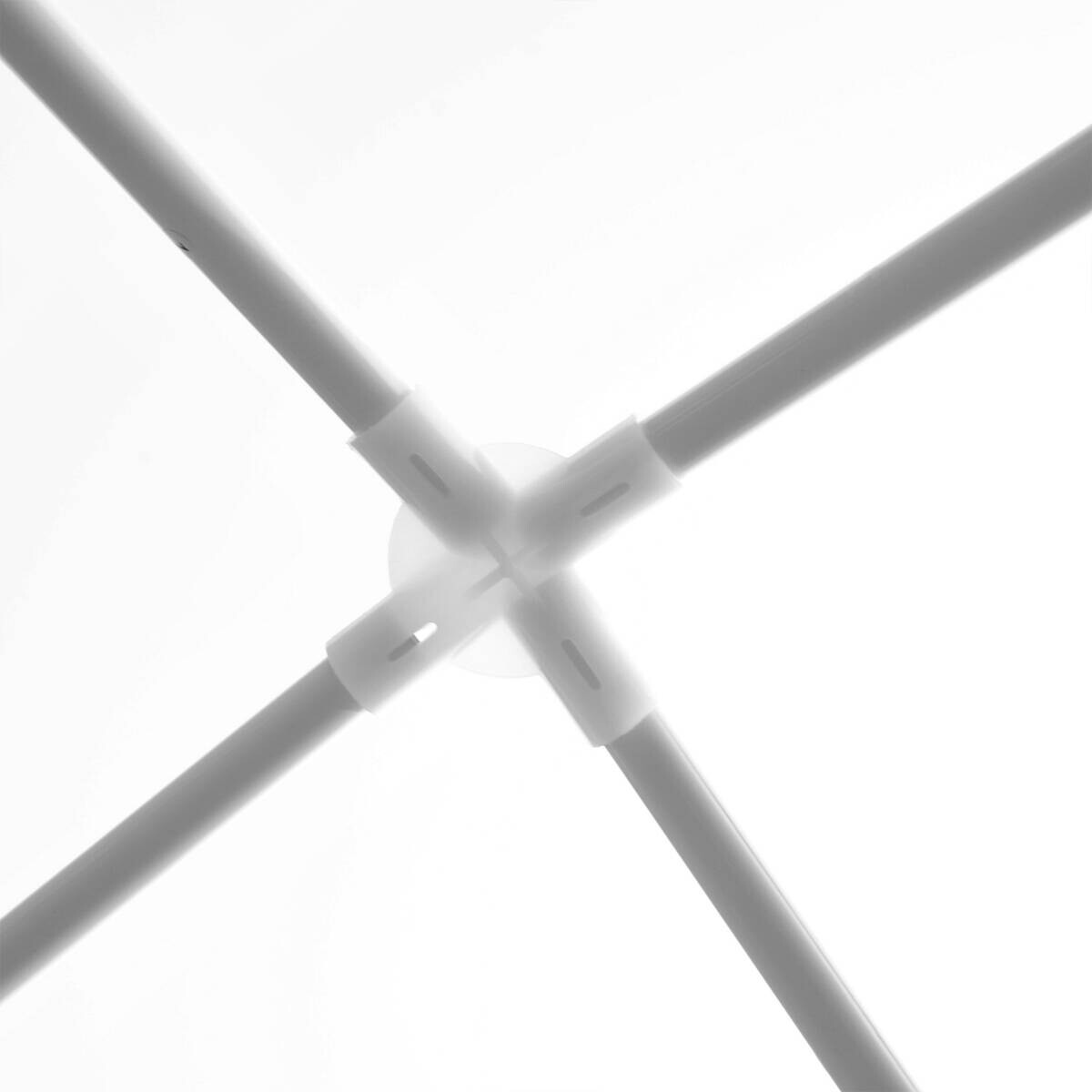 Outsunny Pavillon weiß Kunststoff B/H/L: ca. 270x270x254 cm