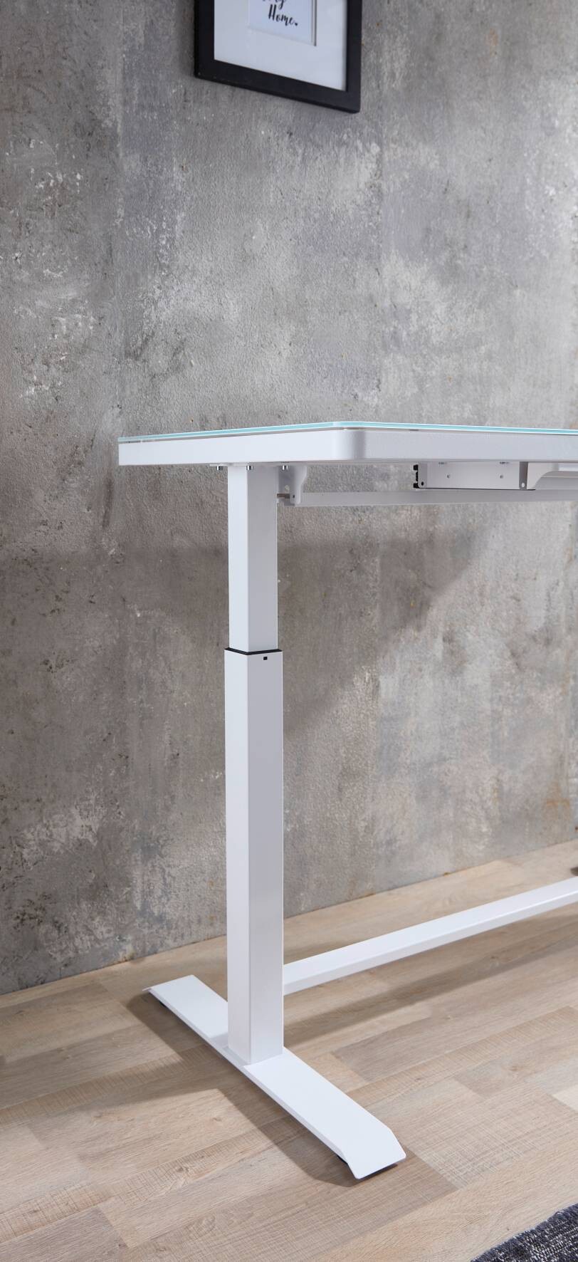 höhenverstellbarer Schreibtisch Lift4Home weiß B/H/T: ca. 120x72x60 cm