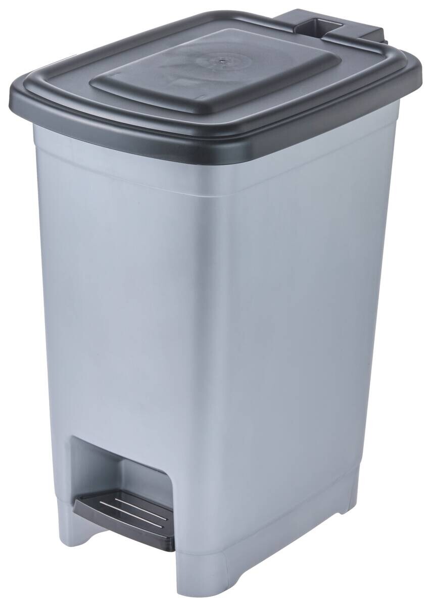 keeeper Treteimer olaf silber B/H/L: ca. 28x35x20,5 cm