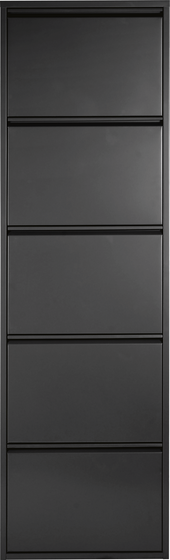 Schuhkipper Blacky schwarz matt B/H/T: ca. 50x170x13 cm