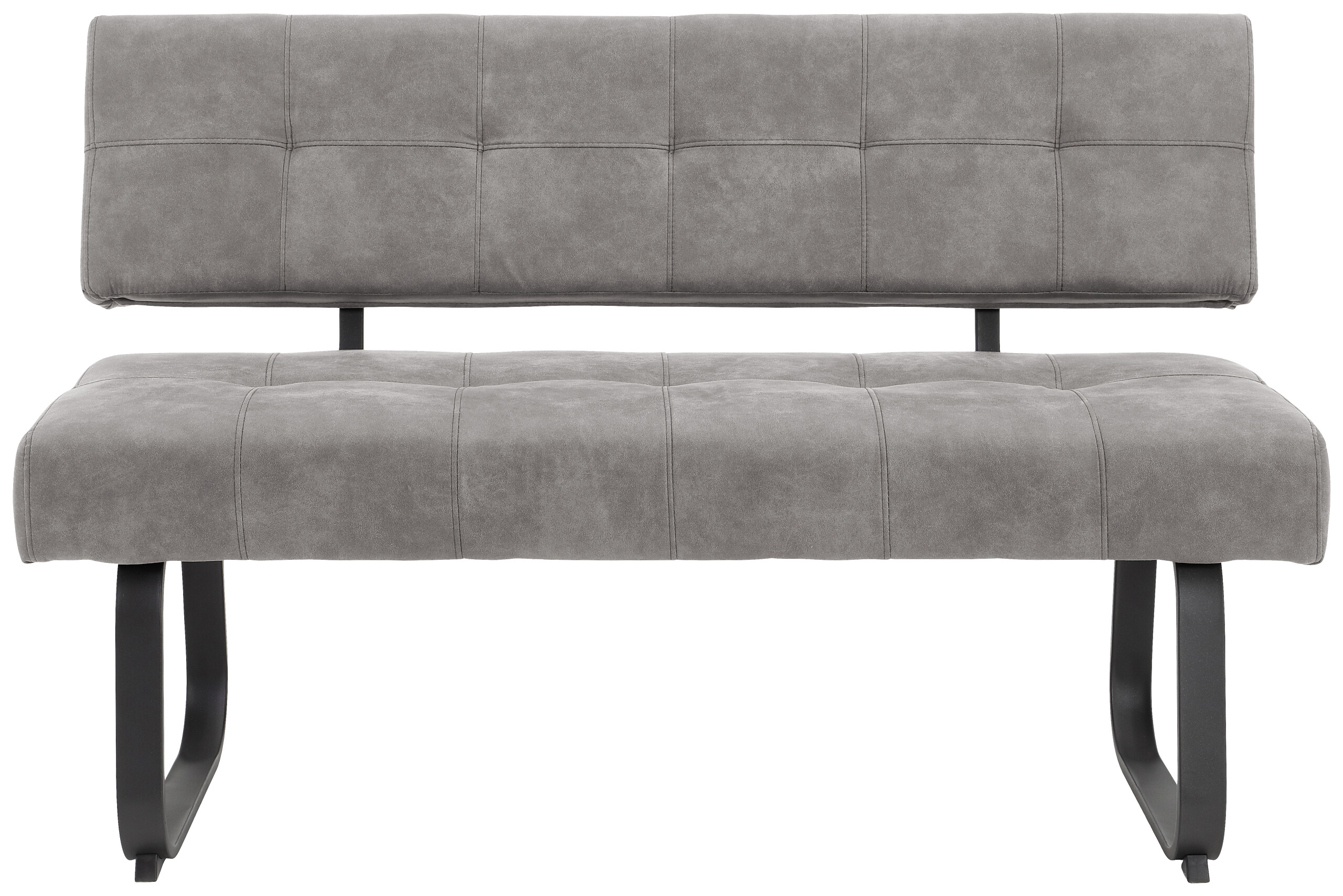 Essgruppe Luise grau Eiche Microfaser B/H/T: ca. 180x76x90 cm