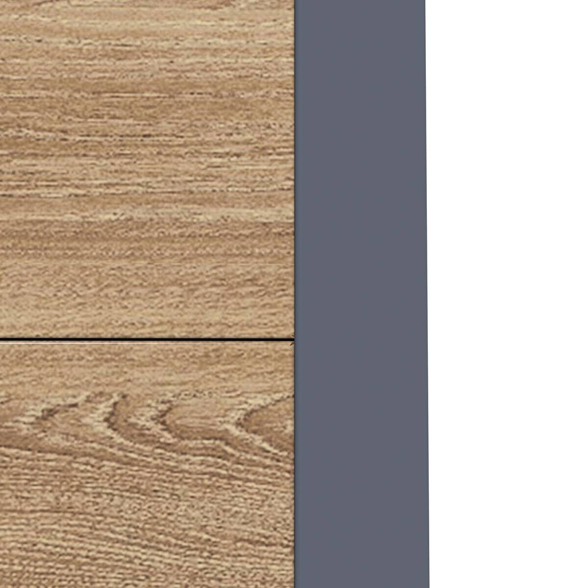 Westmann Pflanzkasten Talus Holzoptik Metall B/H/L: ca. 100x77x25 cm